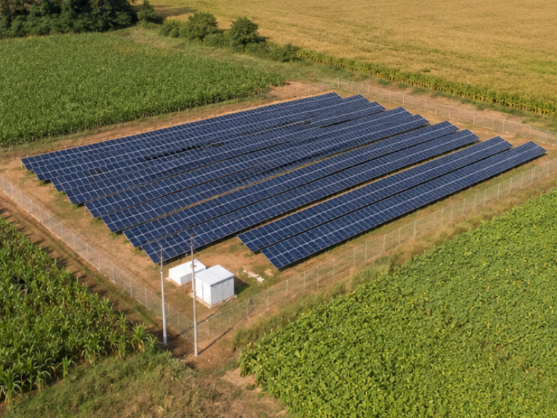 Iniciativas ambientais Methal Agriculture - energia solar e reuso de água